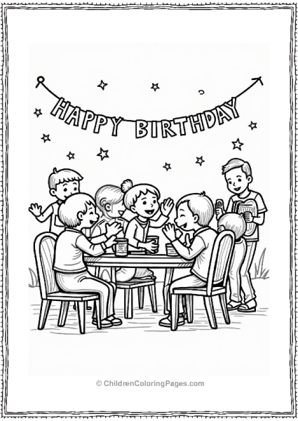 Happy Birthday Musical Chairs Free PDF Printable