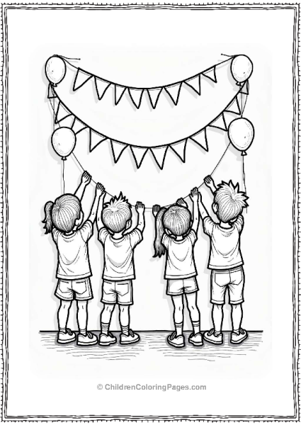 Happy Birthday Party Decorations Free PDF Printable