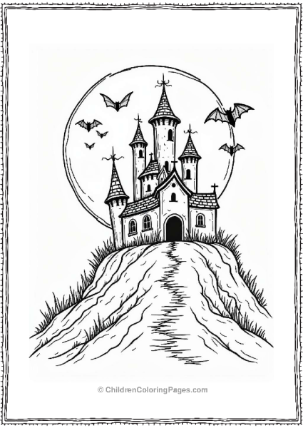 Haunted Castle On A Hill Free PDF Printable