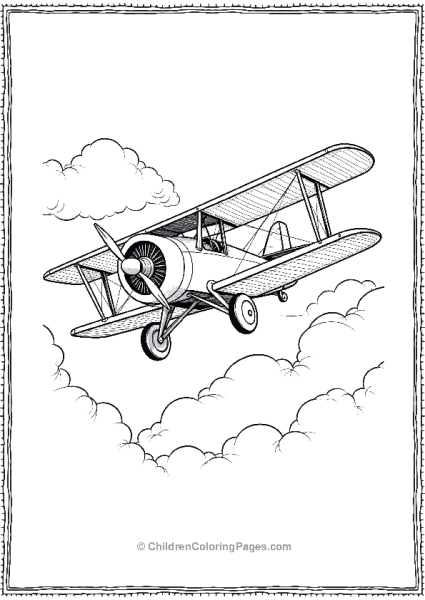 Historic Red Baron Plane Free PDF Printable