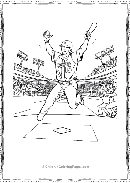 Home Run Celebration Free PDF Printable