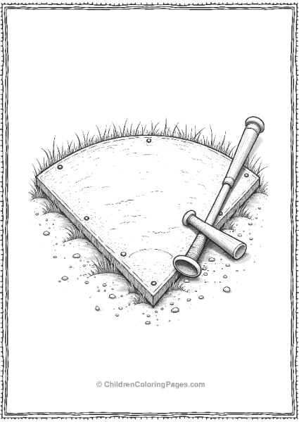 Homeplate Closeup Free PDF Printable