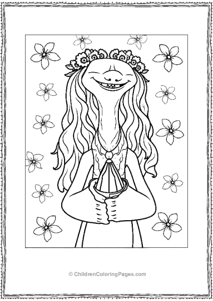 Ice Age Brooke In A Namaste Pose With Eyes Close Free PDF Printable