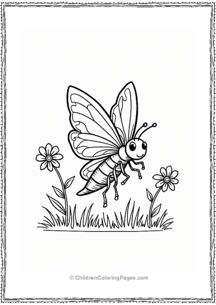 Insect Structure Coloring Page Free PDF Printable