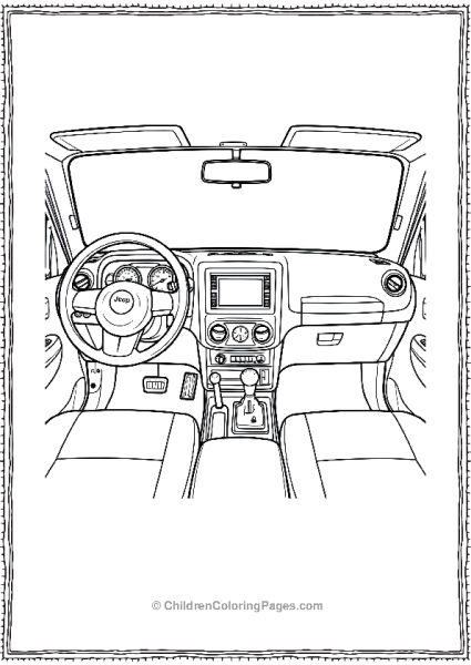 Jeep Interior Free PDF Printable