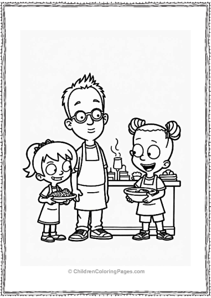 Kids Helping At Bob’s Burgers Free PDF Printable