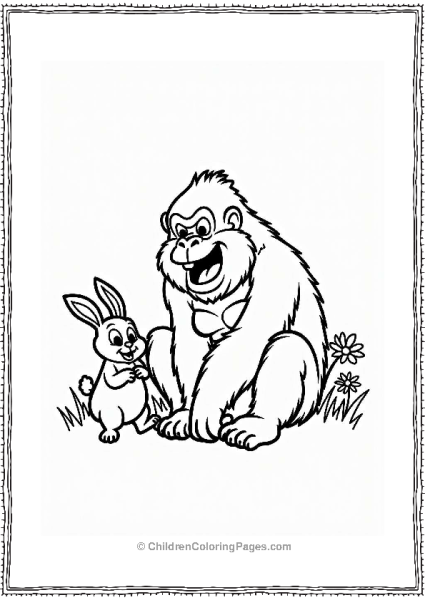 King Kong And The Joyful Rabbit Free PDF Printable