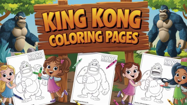 King Kong Coloring Pages