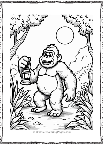 King Kong S Nighttime Jungle Adventure Free PDF Printable