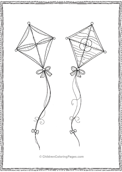 Kite Strings Interwoven Free PDF Printable