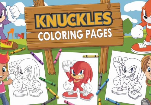 Knuckles Coloring Pages –  Download Free PDF Printables 🦔