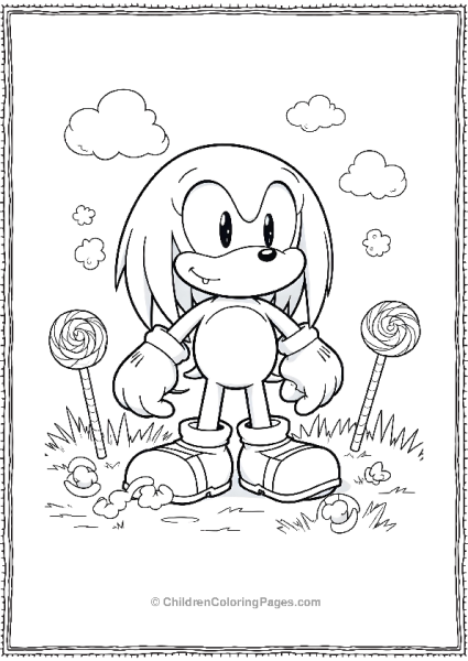 Knuckles In A Candy Land Free PDF Printable