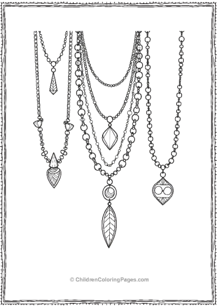 Layered Necklaces A Collection Of Boho Style Necklaces Free PDF Printable