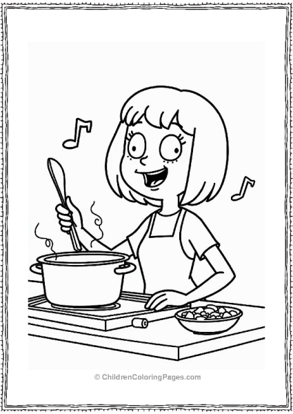 Linda Singing While Cooking Free PDF Printable