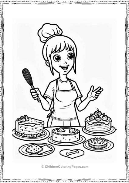 Linda S Bake Off With Cakes And Cookies Free PDF Printable