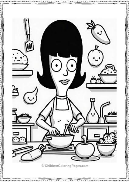 Linda’s Dream Kitchen In Bob’s Burgers Free PDF Printable