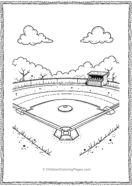 Little Baseball League Field Free PDF Printable