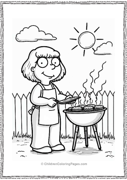 Lois Grilling In The Sun Free PDF Printable