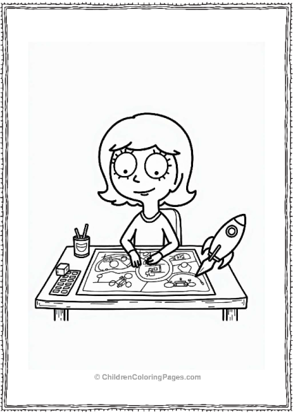 Louise Planning A Mischievous Scheme Free PDF Printable