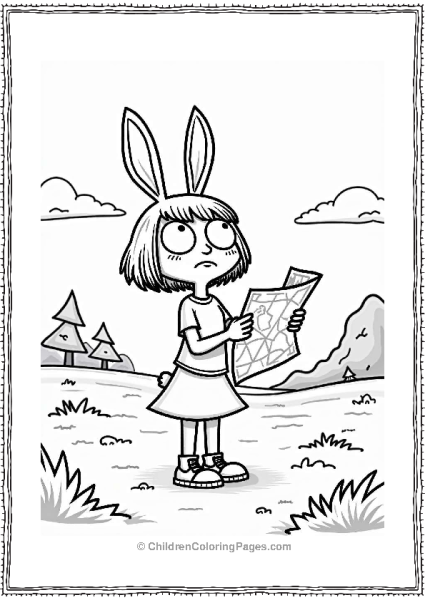 Louise Planning An Adventure In Bob’s Burgers Free PDF Printable