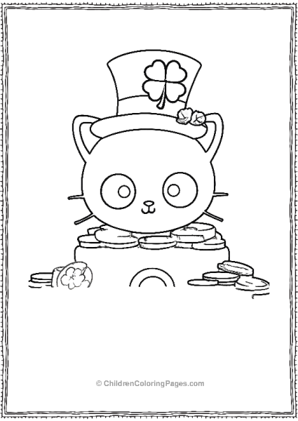 Lucky Chococat Free PDF Printable