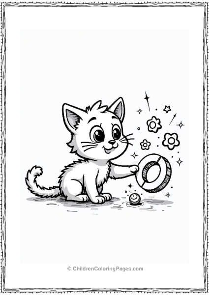 Magnet Adventure With A Cat Free PDF Printable