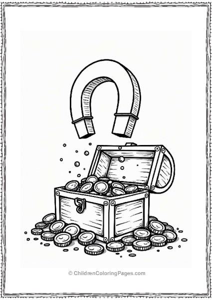 Magnet Over Treasure Chest Free PDF Printable