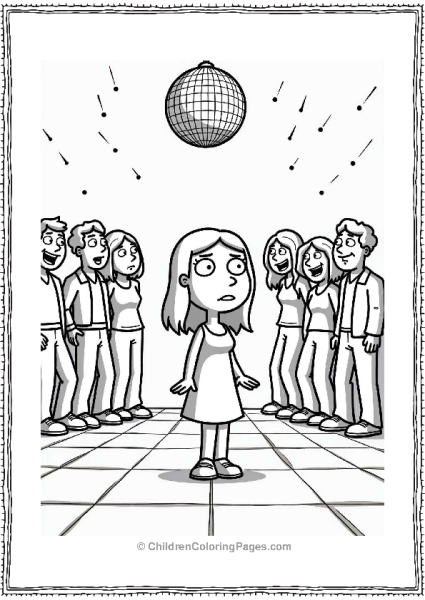 Meg At The School Dance Free PDF Printable