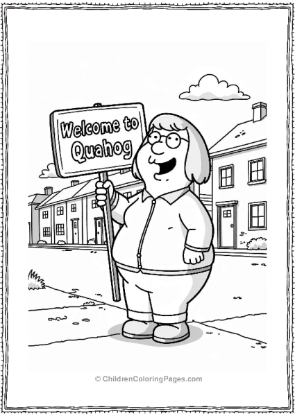 Meg Griffin Welcoming To Quahog Free PDF Printable