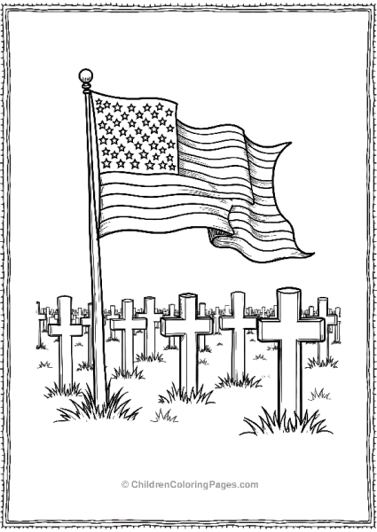 Memorial Day Flag Tribute An American Flag Free PDF Printable