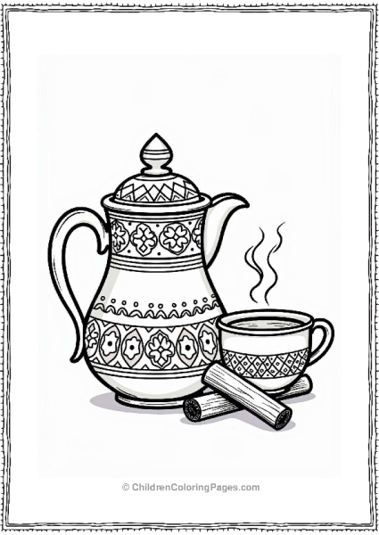 Mexican Cafe De Olla With Cinnamon Sticks Free PDF Printable