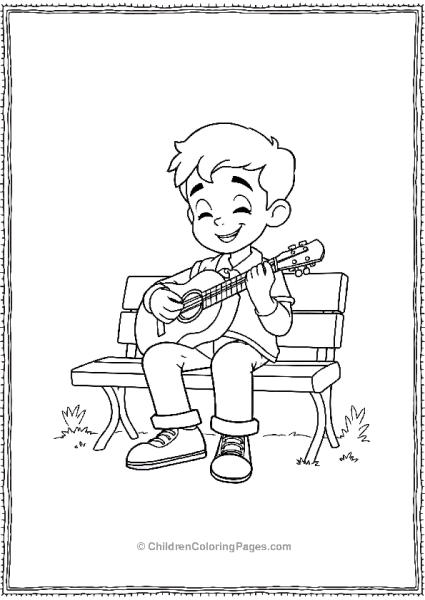 Coco’s Miguel Sitting On A Bench Free PDF Printable