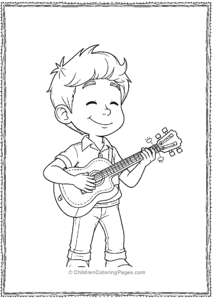 Miguel’s With Closed Eyes From Coco Free PDF Printable