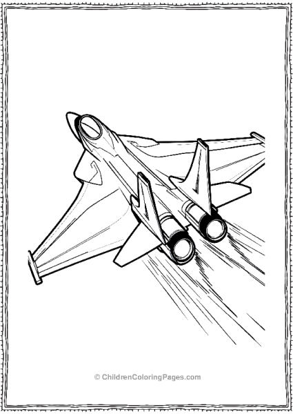 Modern Military Fighter Jet Free PDF Printable