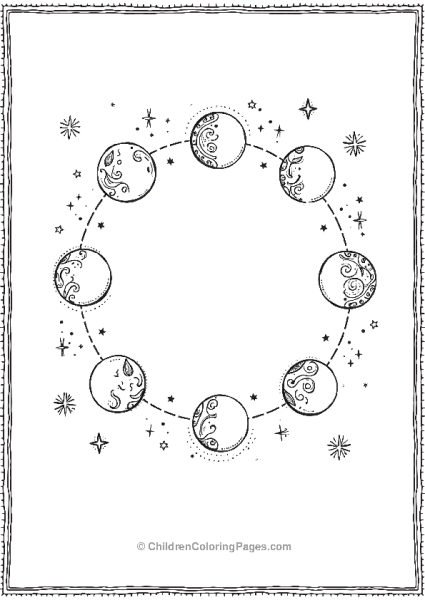 Moon Phases The Phases Of The Moon Free PDF Printable