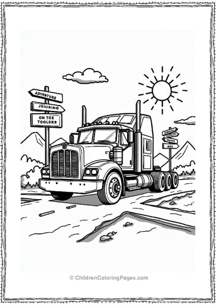 Optimus Prime At A Crossroad Free PDF Printable