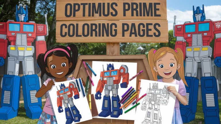 Optimus Prime Coloring Pages