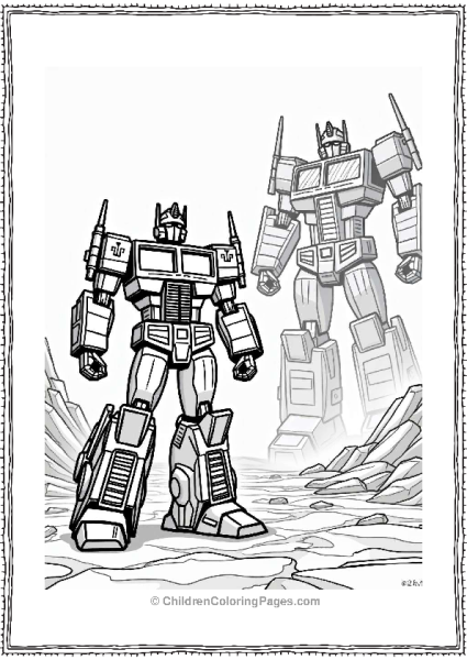 Optimus Prime Vs The Fallen Free PDF Printable