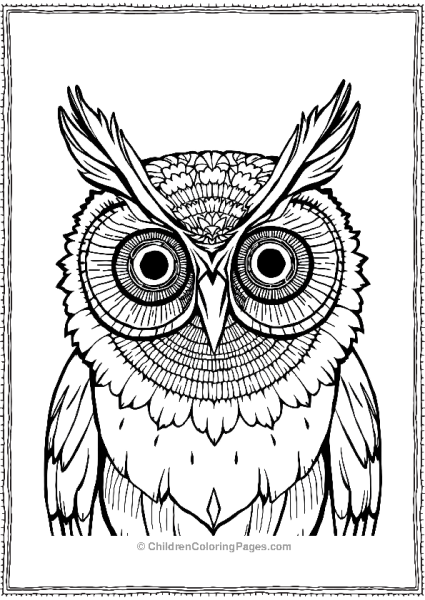 Owl Eyes Abstract Free PDF Printable