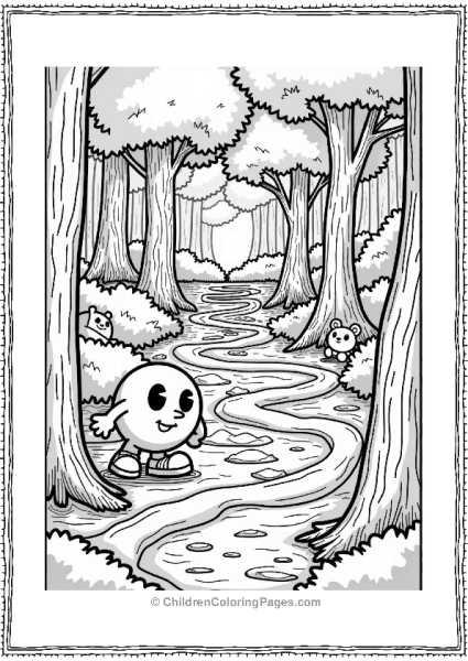 Pac Man’s Forest Adventure Free PDF Printable