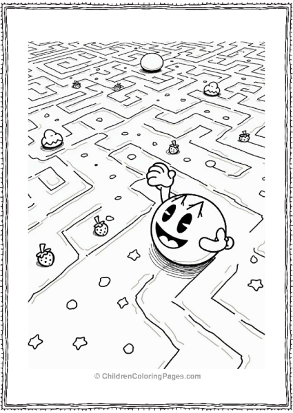 Pac Man’s Maze Adventure Free PDF Printable