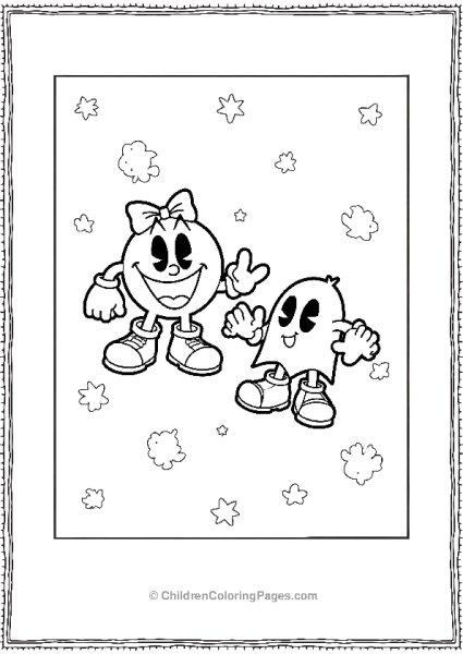 Pacman Characters Free PDF Printable