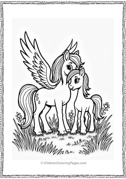 Pegasus And Centaur In A Serene Glade Free PDF Printable