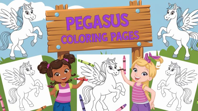 Pegasus Coloring Pages