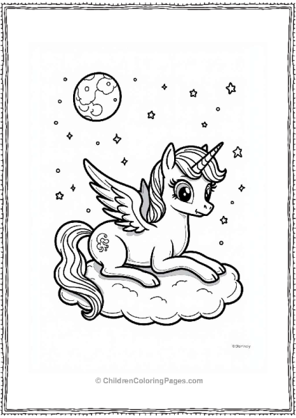 Pegasus In A Starry Sky Free PDF Printable