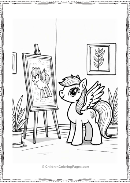 Pegasus In An Art Gallery Free PDF Printable