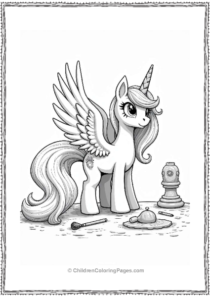 Pegasus Sculpting A Masterpiece Free PDF Printable