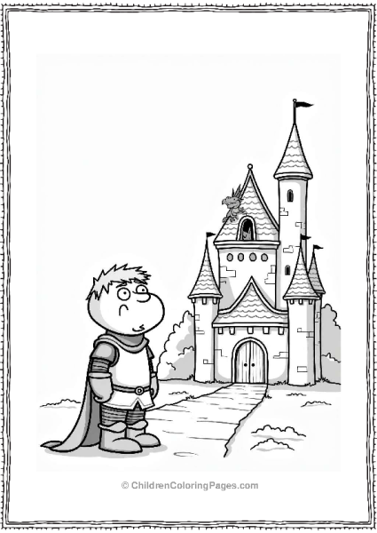 Peter Griffin In A Medieval Castle Free PDF Printable