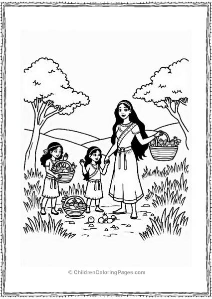 Pocahontas Harvest Celebration Free PDF Printable