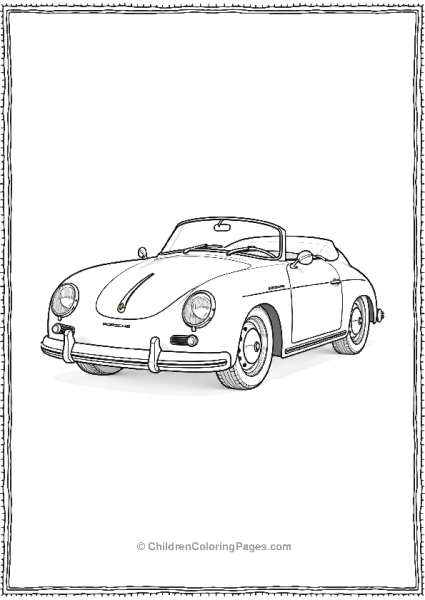 Porsche 356 Speedster With A Retro Feel Free PDF Printable